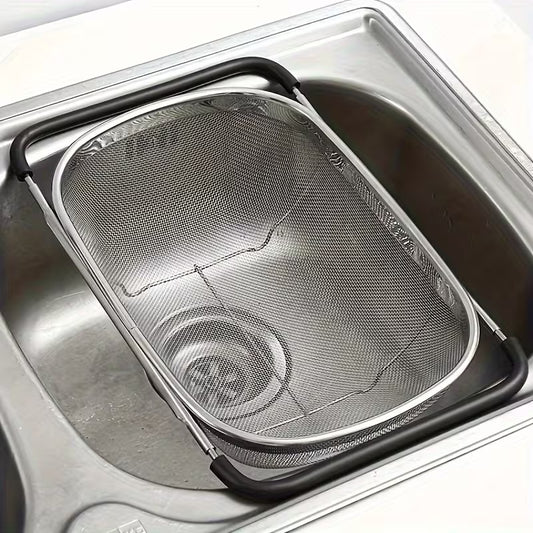 Stainless Steel Expandable Kitchen Sink Draining Basket