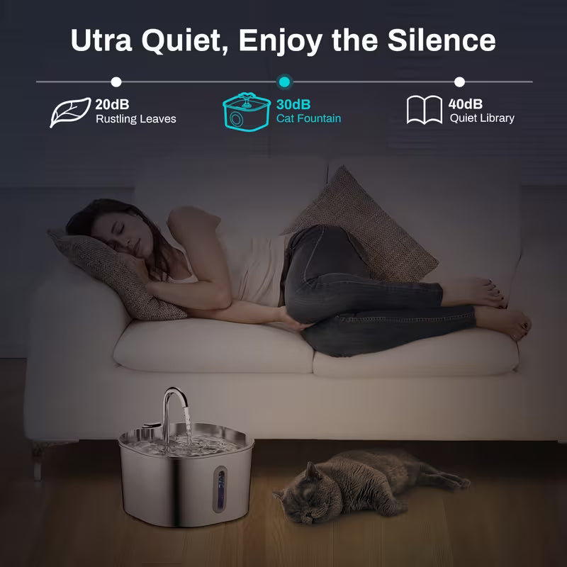 PETSAMUSE Automatic Pet Water Fountain
