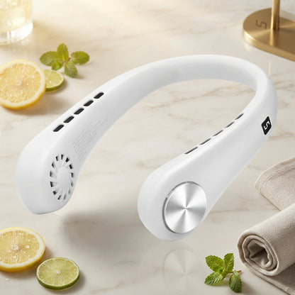 New Mini Neck Fan Portable Bladeless Hanging Neck Rechargeable Air