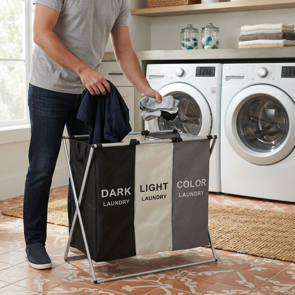 Bathroom Solutions wasmand 58x40x58 cm Polyester