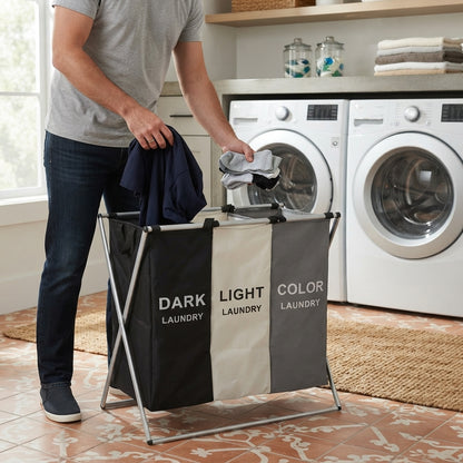 Bathroom Solutions wasmand 58x40x58 cm Polyester