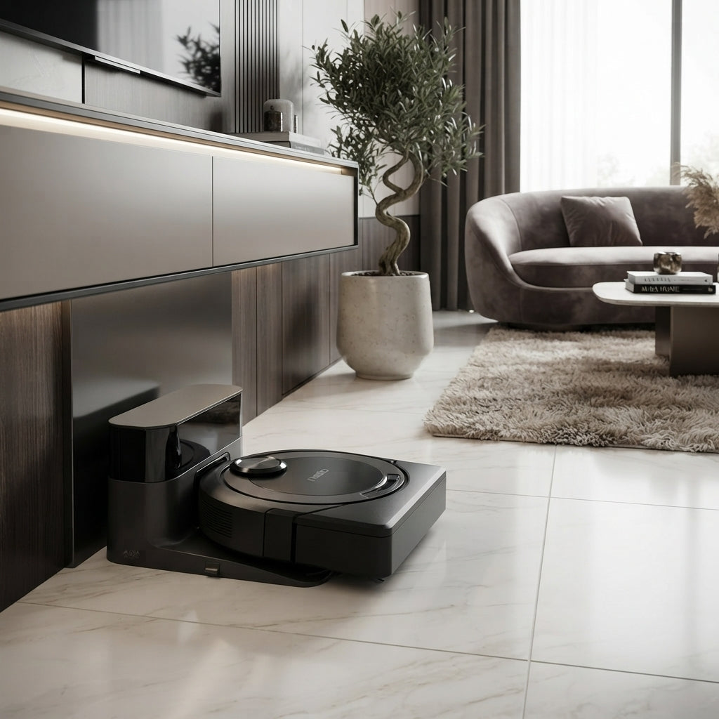 Nexxt 3-in-1 Robotstofzuiger met Dockingstation Zwart