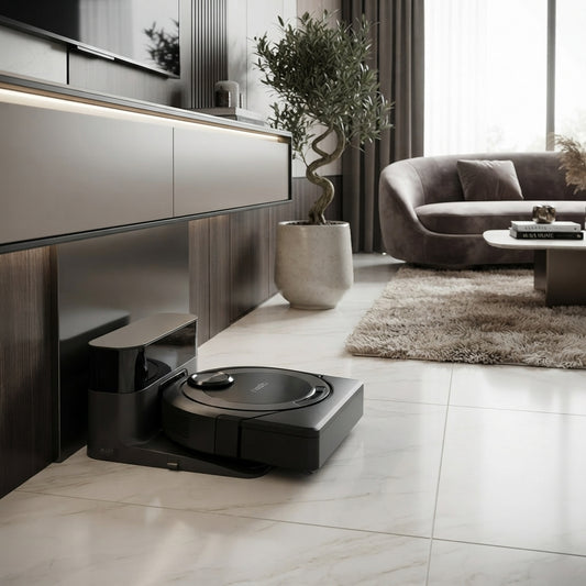 Nexxt 3in1 Robotstofzuiger met Dockingstation Zwart