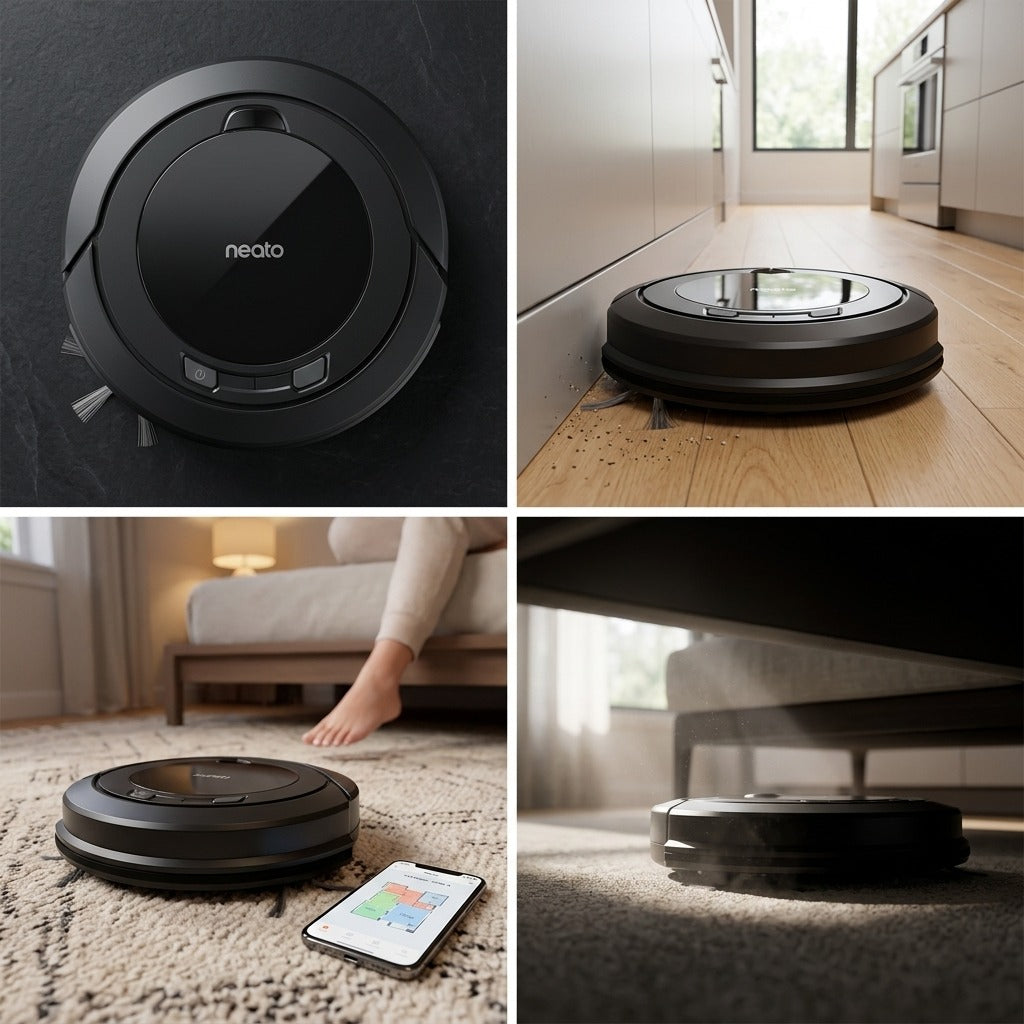 Nexxt 3-in-1 Robotstofzuiger met Dockingstation Zwart