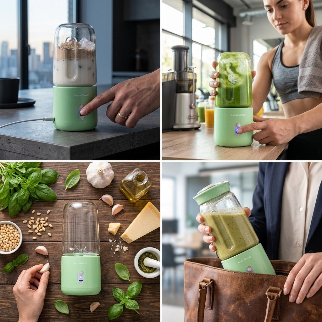 Portable Rechargeable Cup Blender Blendyr InnovaGoods