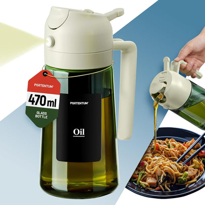 Oil Atomizer 470 ml – 2-in-1 Olieverstuiver & Oliekan