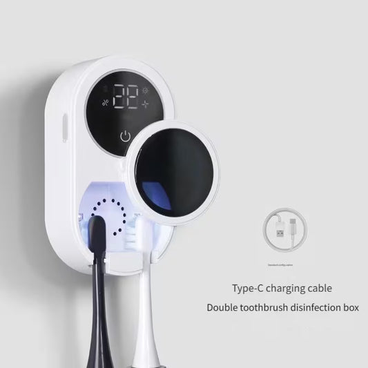 Slimme UV-Tandenborstelhouder met Automatische Droging & USB-Opladen
