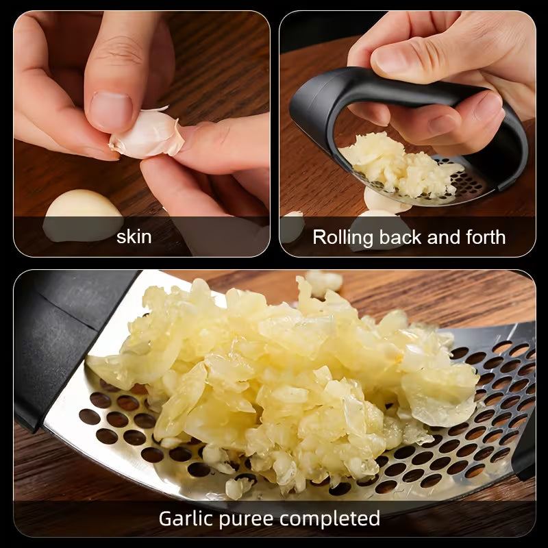 Stainless Steel Garlic Press