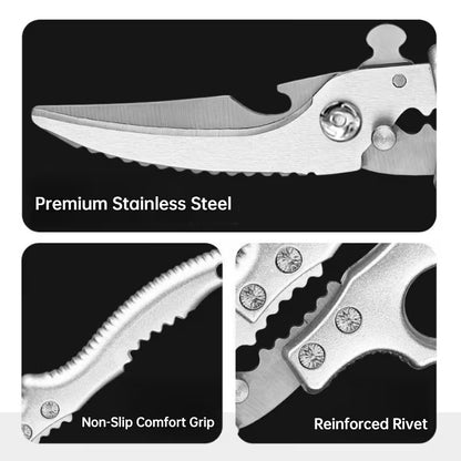 Heavy-Duty Multi-Purpose Kitchen Shears for Poultry & Seafood