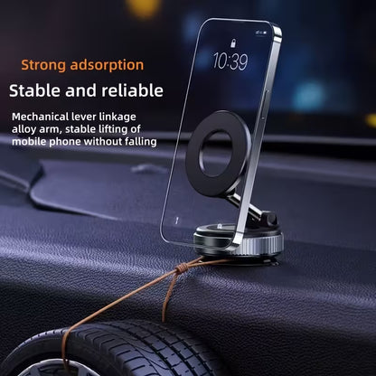 N52 Magnetische Telefoonhouder – 360° Draaibare Vacuümbevestiging